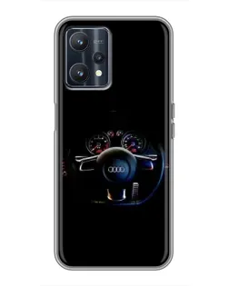 Чохол для Realme 9 з картинкою «Салон Audi — кермо» Чохол для Realme 9 з картинкою «Салон Audi — кермо»