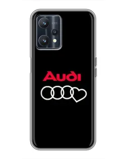 Чохол для Realme 9 з картинкою «Логотип Audi Heart»