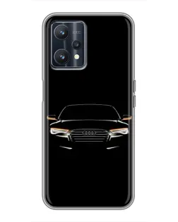 Чохол для Realme 9 з картинкою «Audi — нічний контур»