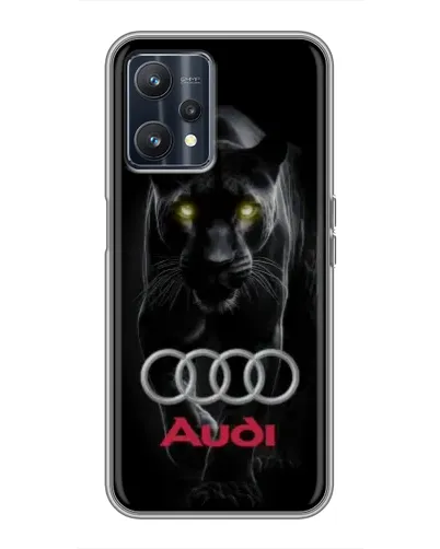 Чохол для Realme 9 з картинкою «Пантера та Audi»