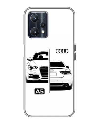 Чохол для Realme 9 з картинкою «Audi — контрастний дизайн»