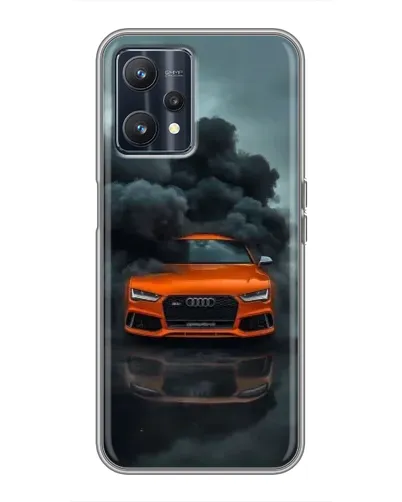 Чохол для Realme 9 з картинкою «Audi у хмарах диму»