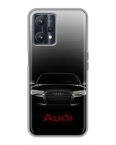 Чохол для Realme 9 з картинкою «Audi — градієнтний контур»
