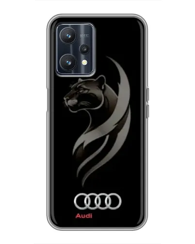 Чохол для Realme 9 з картинкою «Графіка — пантера та Audi»