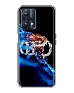 Чохол для Realme 9 з картинкою «Енергія лого Audi»