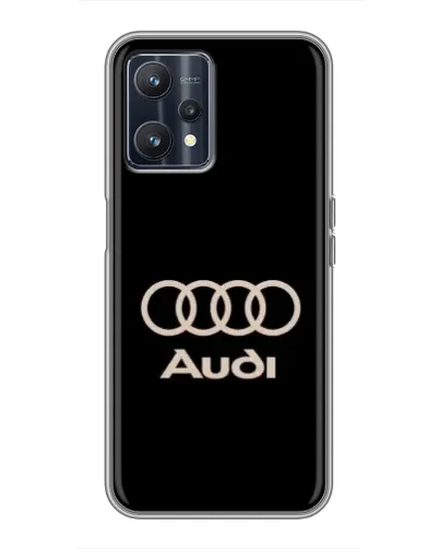 Чохол для Realme 9 з картинкою «Audi — золотий логотип»