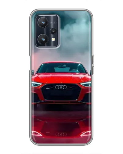 Чохол для Realme 9 з картинкою «Audi RS — червоний стиль»