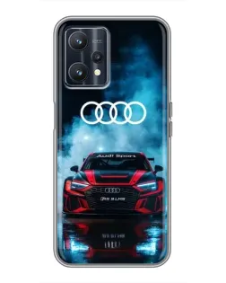 Чохол для Realme 9 з картинкою «Audi Sport — неон»