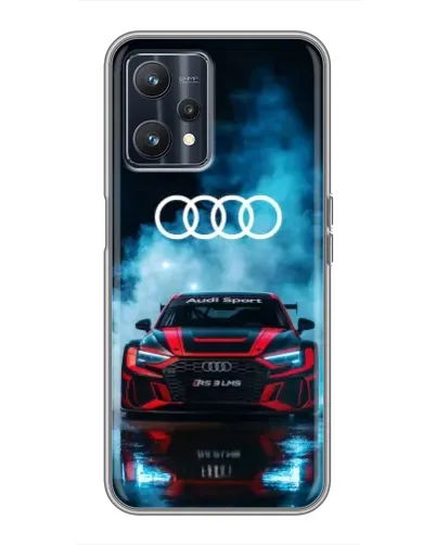 Чохол для Realme 9 з картинкою «Audi Sport — неон»