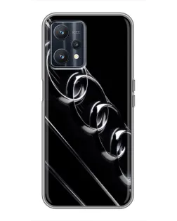 Чохол для Realme 9 з картинкою «Audi — абстрактні кільця»