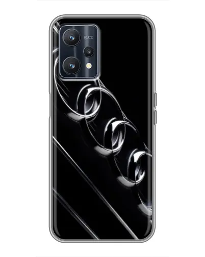 Чохол для Realme 9 з картинкою «Audi — абстрактні кільця»