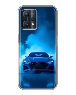 Чохол для Realme 9 з картинкою «Audi — блакитна енергія»
