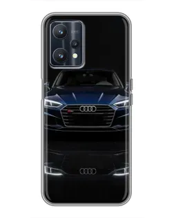 Чохол для Realme 9 з картинкою «Audi — нічне відображення»