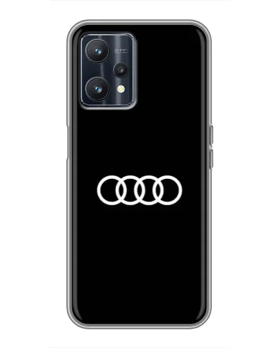 Чохол для Realme 9 з картинкою «Audi White Logo»