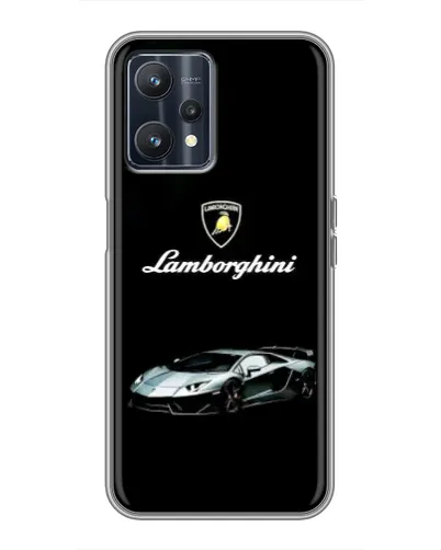 Чохол для Realme 9 з картинкою «Логотип Lamborghini класика»