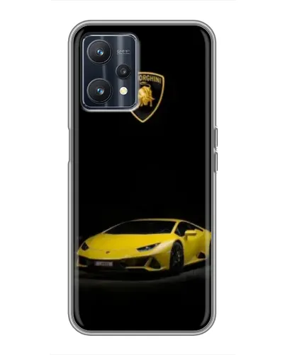 Чохол для Realme 9 з картинкою «Lamborghini жовтий акцент»