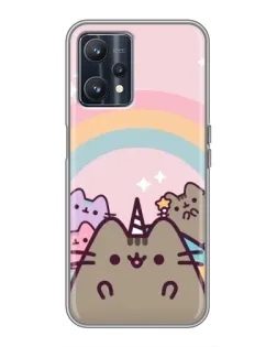 Чехол для Realme 9 с картинкой «Единорог Pusheen» Чехол для Realme 9 с картинкой «Единорог Pusheen»