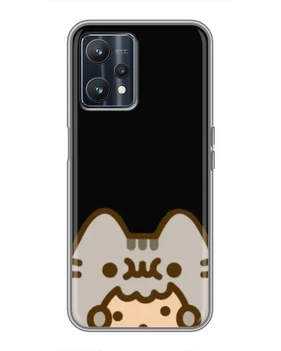 Чехол для Realme 9 с картинкой «Пушин на черном» Чехол для Realme 9 с картинкой «Пушин на черном»