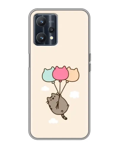 Чехол для Realme 9 с картинкой «Пушин на шариках» Чехол для Realme 9 с картинкой «Пушин на шариках»