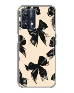 Чохол для Realme 9 з картинкою «Патерн чорні банти» Чохол для Realme 9 з картинкою «Патерн чорні банти»