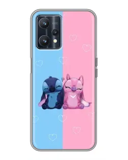 Чохол для Realme 9 з картинкою «Stitch та Angel Love» Чохол для Realme 9 з картинкою «Stitch та Angel Love»