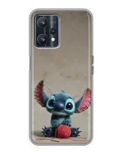 Чохол для Realme 9 з картинкою «Стіч на чоричневому фоні» Чохол для Realme 9 з картинкою «Стіч на чоричневому фоні»