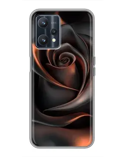 Чохол для Realme 9 з картинкою «Шовкова чорна троянда» Чохол для Realme 9 з картинкою «Шовкова чорна троянда»
