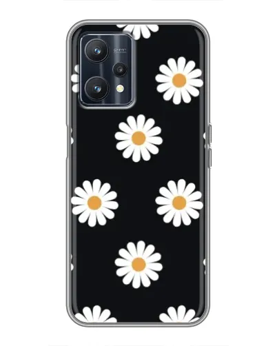 Чохол для Realme 9 з картинкою «Ромашки на чорному» Чохол для Realme 9 з картинкою «Ромашки на чорному»