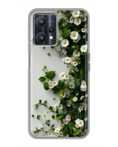 Чохол для Realme 9 з картинкою «Гілка дрібних білих квітів» Чохол для Realme 9 з картинкою «Гілка дрібних білих квітів»