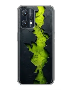 Чохол для Realme 9 з картинкою «Салатовий розлом скелі» Чохол для Realme 9 з картинкою «Салатовий розлом скелі»