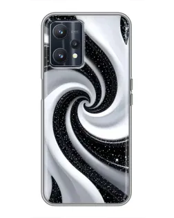 Чохол для Realme 9 з картинкою «Чорно-біла спіраль» Чохол для Realme 9 з картинкою «Чорно-біла спіраль»