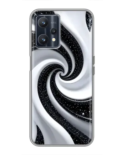 Чохол для Realme 9 з картинкою «Чорно-біла спіраль» Чохол для Realme 9 з картинкою «Чорно-біла спіраль»