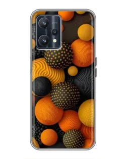 Чохол для Realme 9 з картинкою «Об'ємні помаранчеві сфери» Чохол для Realme 9 з картинкою «Об'ємні помаранчеві сфери»