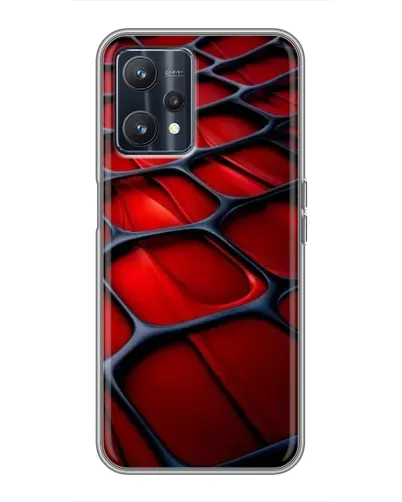 Чохол для Realme 9 з картинкою «Червона глянцева сітка» Чохол для Realme 9 з картинкою «Червона глянцева сітка»