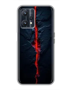 Чохол для Realme 9 з картинкою «Червона лавова тріщина» Чохол для Realme 9 з картинкою «Червона лавова тріщина»