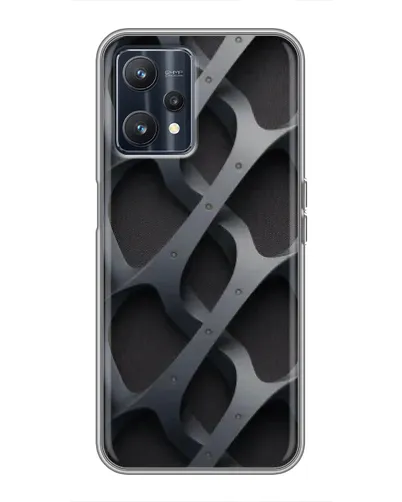 Чохол для Realme 9 з картинкою «Об'ємне сіре плетіння» Чохол для Realme 9 з картинкою «Об'ємне сіре плетіння»