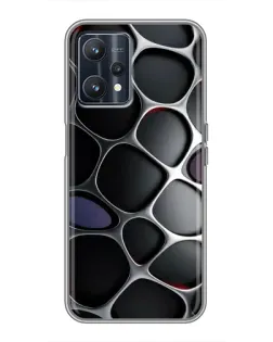 Чохол для Realme 9 з картинкою «Об'ємна темна решітка» Чохол для Realme 9 з картинкою «Об'ємна темна решітка»