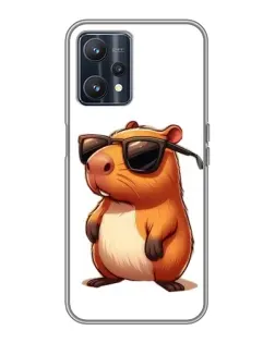 Чехол для Realme 9 с картинкой «Капибара в очках» Чехол для Realme 9 с картинкой «Капибара в очках»