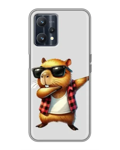 Чохол для Realme 9 з картинкою «Капібара репер даб»