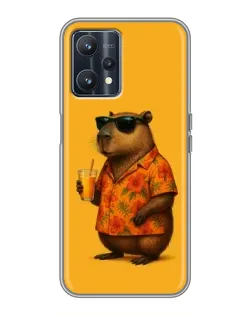 Чехол для Realme 9 с картинкой «Капибара на отдыхе» Чехол для Realme 9 с картинкой «Капибара на отдыхе»