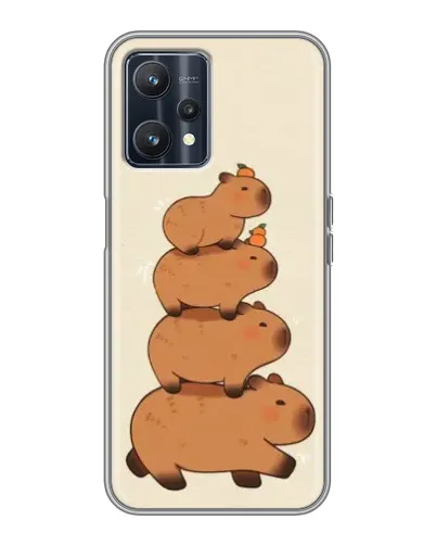 Чохол для Realme 9 з картинкою «Вежа з капібар»
