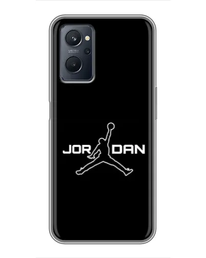 Чехол для Realme 9i с картинкой «Nike Pink Swirl»