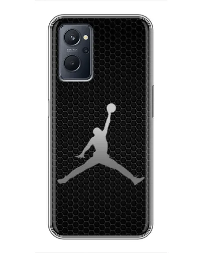 Чехол для Realme 9i с картинкой «Jordan Dark Carbon»