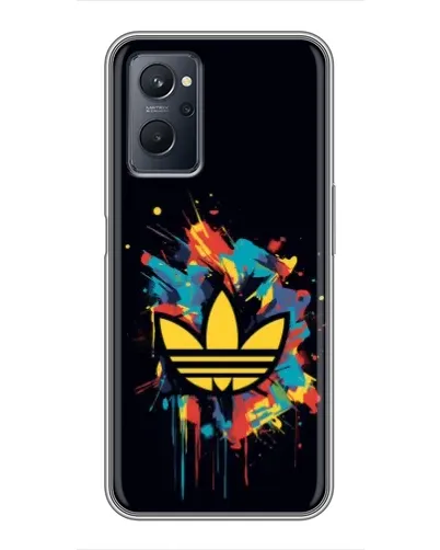 Чехол для Realme 9i с картинкой «Adidas Splash»