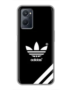 Чехол для Realme 9i с картинкой «Adidas с диагональными полосами»