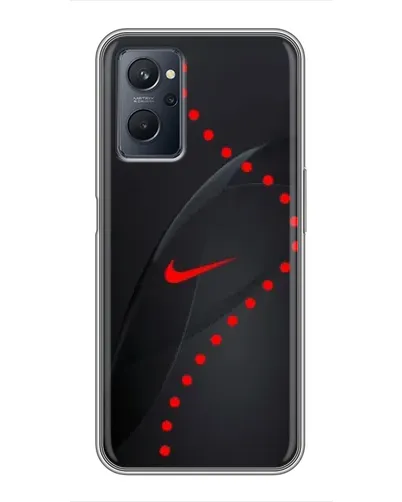 Чехол для Realme 9i с картинкой «Абстрактный дизайн Nike» Чехол для Realme 9i с картинкой «Абстрактный дизайн Nike»