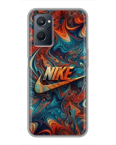 Чехол для Realme 9i с картинкой «Nike в абстракции» Чехол для Realme 9i с картинкой «Nike в абстракции»