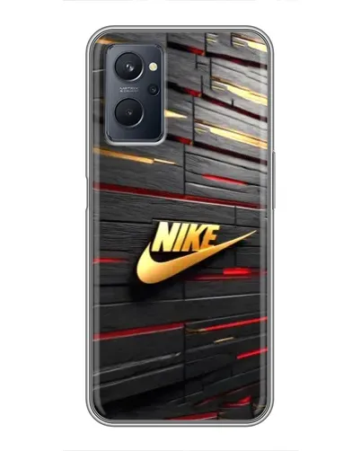 Чехол для Realme 9i с картинкой «Золотой Nike на металле» Чехол для Realme 9i с картинкой «Золотой Nike на металле»
