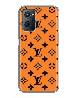 Чехол для Realme 9i с картинкой «Оранжевый стиль LV»