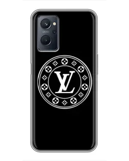 Чехол для Realme 9i с картинкой «LV — печать стиля»